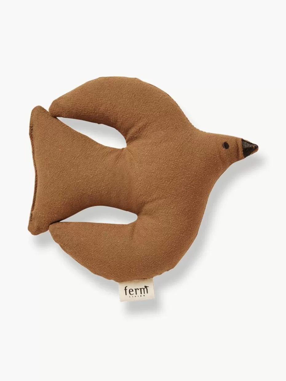 Spielzeug & Kuscheltiere-ferm LIVING Kids Kuscheltier Swif Bird aus Bio-Baumwolle Braun