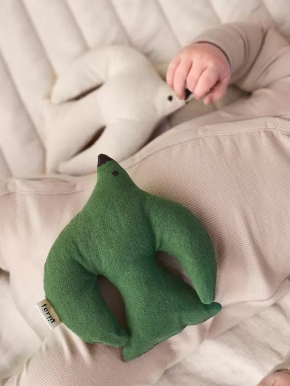 Spielzeug & Kuscheltiere-ferm LIVING Kids Kuscheltier Swif Bird aus Bio-Baumwolle Dunkelgrün