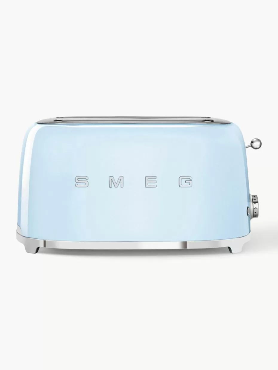 Toaster-Smeg Langschlitztoaster 50's Style Hellblau, glänzend