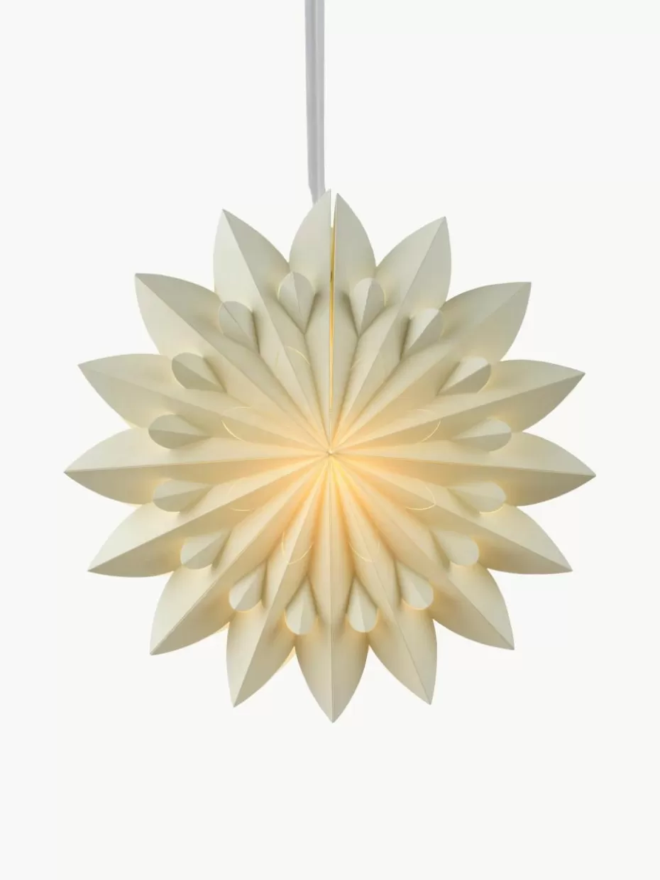 Weihnachtsbeleuchtung-Westwing LED-Leuchtstern Felix, verschiedene Größen Cremeweiß