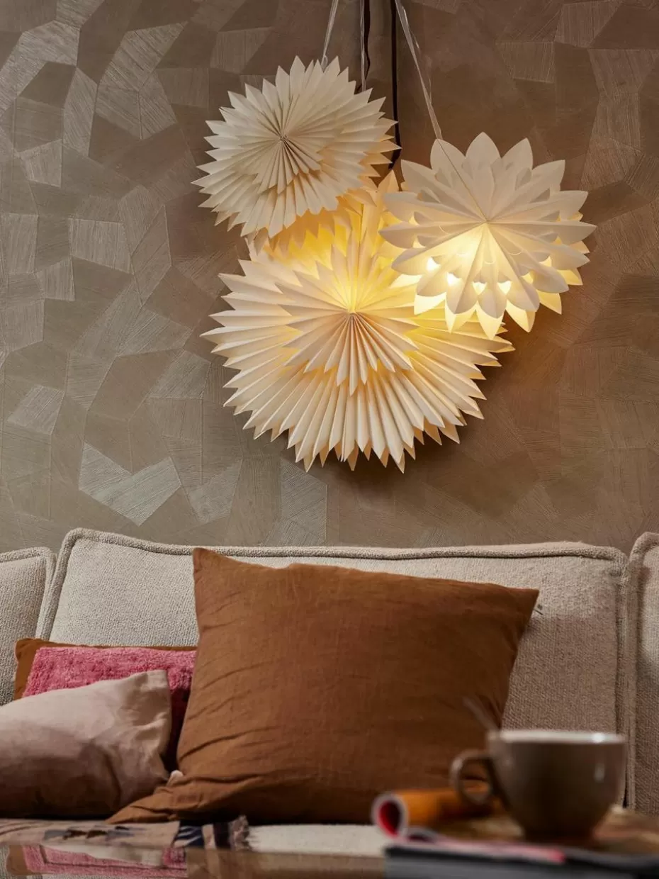 Weihnachtsbeleuchtung-Westwing LED-Leuchtstern Felix, verschiedene Größen Cremeweiß