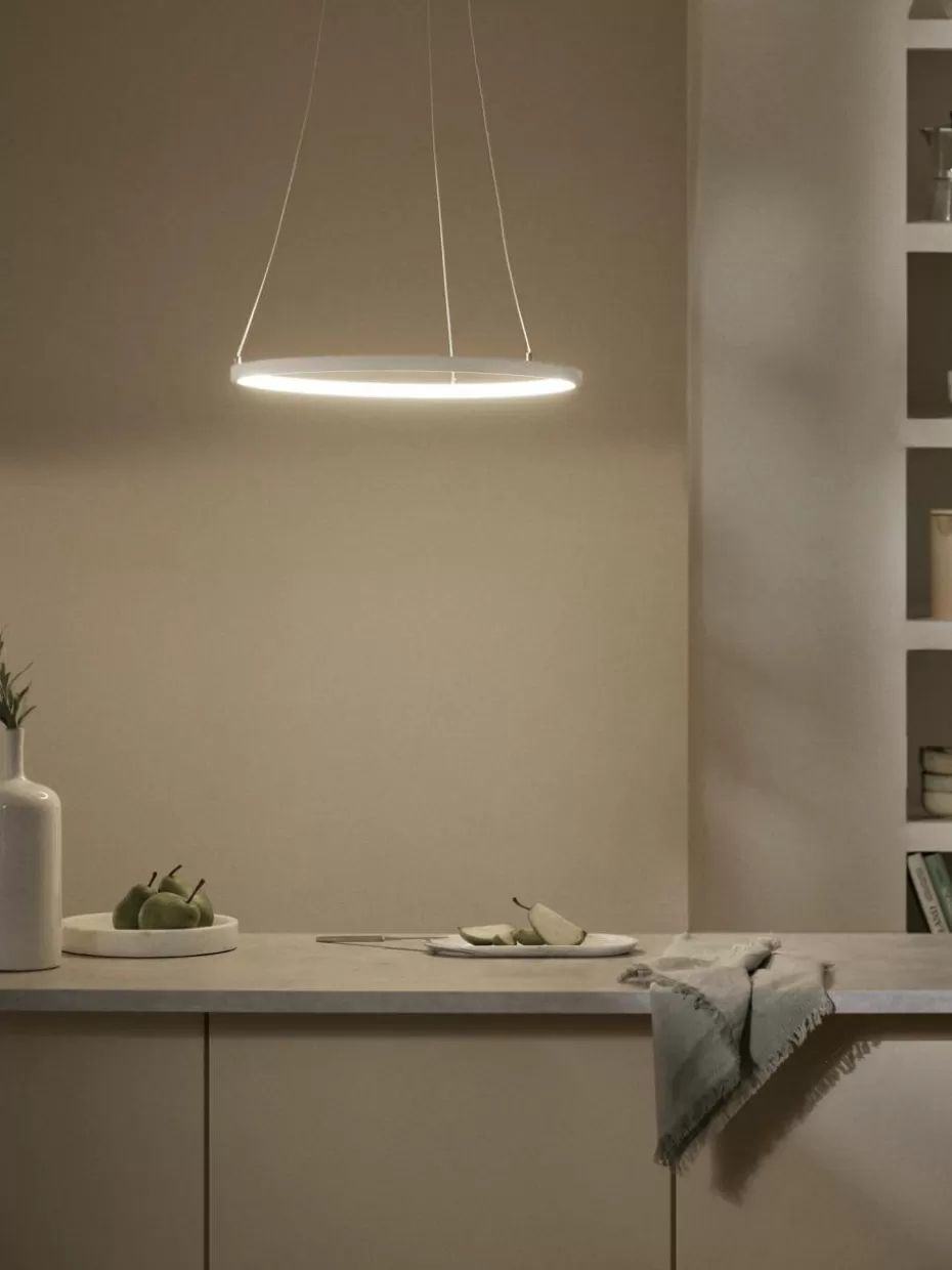 Led-Pendelleuchten | Pendelleuchten-Westwing Collection LED-Pendelleuchte Breda Weiß
