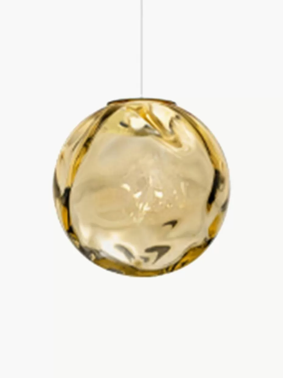 Led-Pendelleuchten | Pendelleuchten-Panzeri LED-Pendelleuchte Murané aus getöntem Glas, handgefertigt
