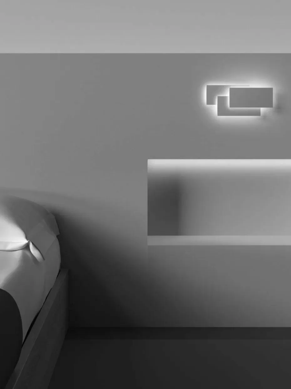 Led-Wandleuchten-Maytoni LED-Wandleuchte Trame in rechteckiger Form