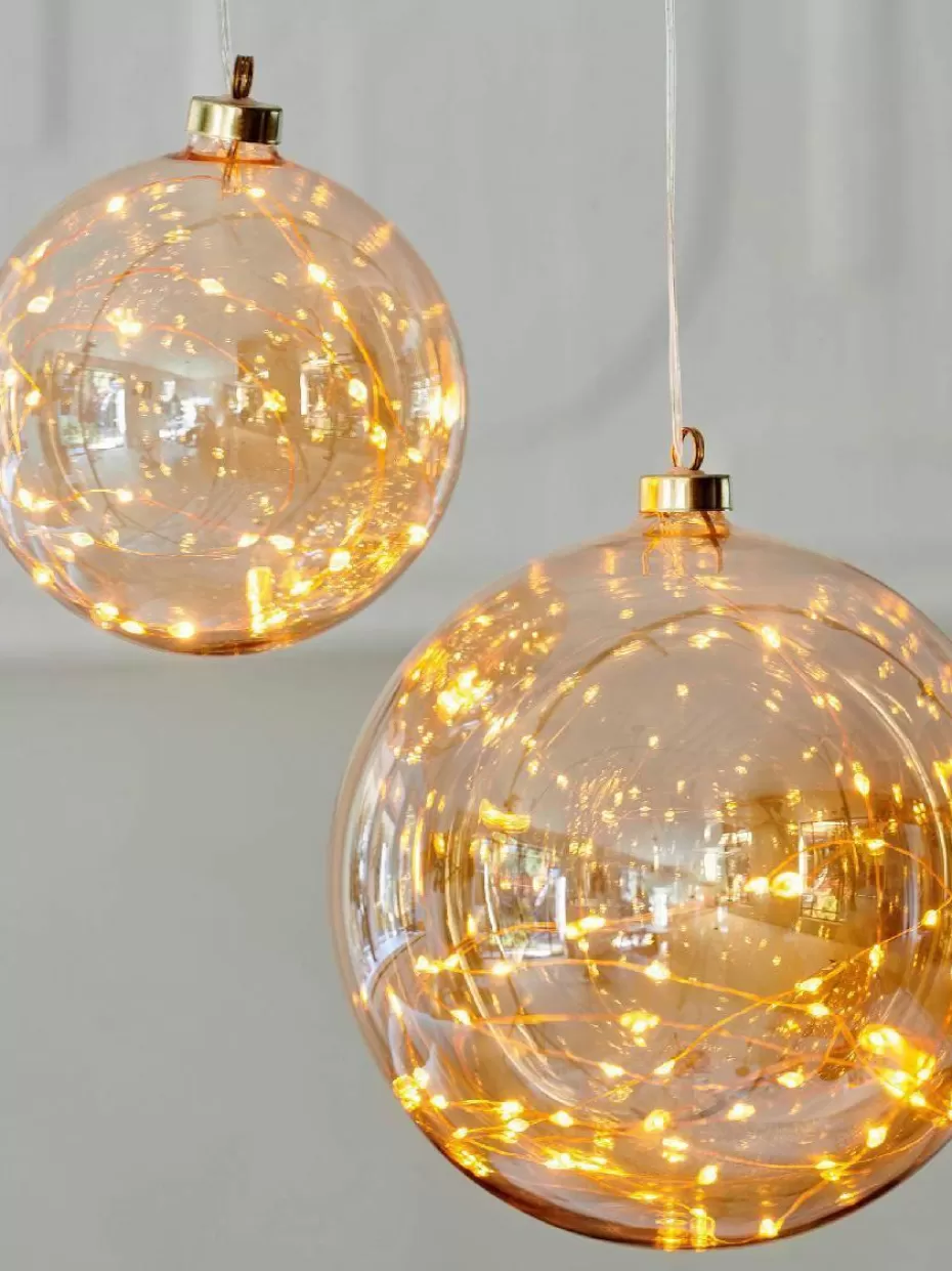 Weihnachtskugeln & Baumanhänger-Westwing LED-Weihnachtskugel Cristal