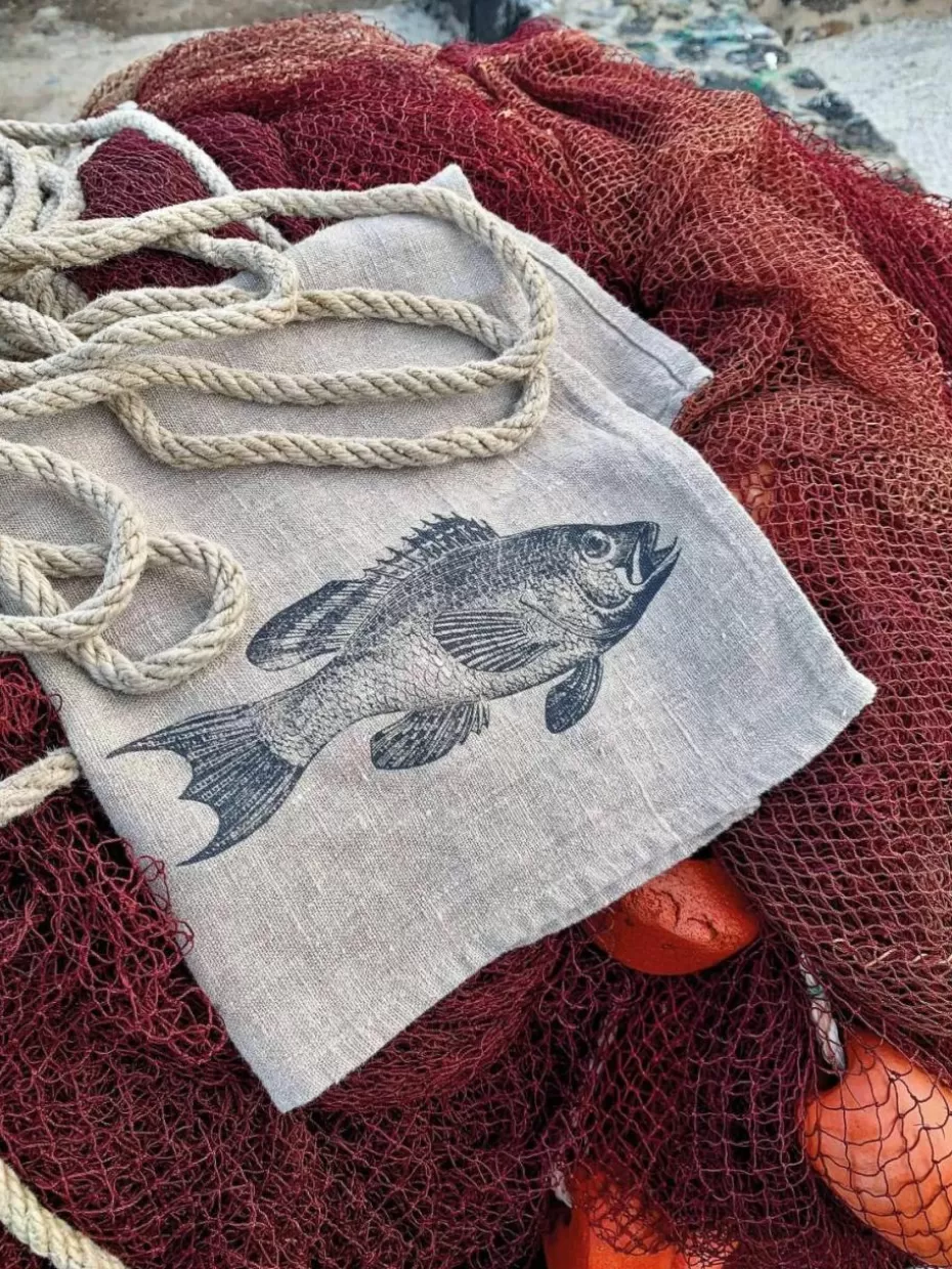 Servietten & Ringe | Servietten-Frohstoff Leinen-Serviette Perch, handbedruckt