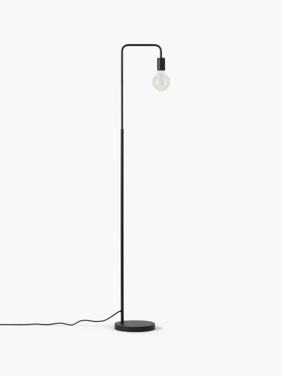Leselampen-Westwing Collection Leselampe Flow aus Metall Schwarz