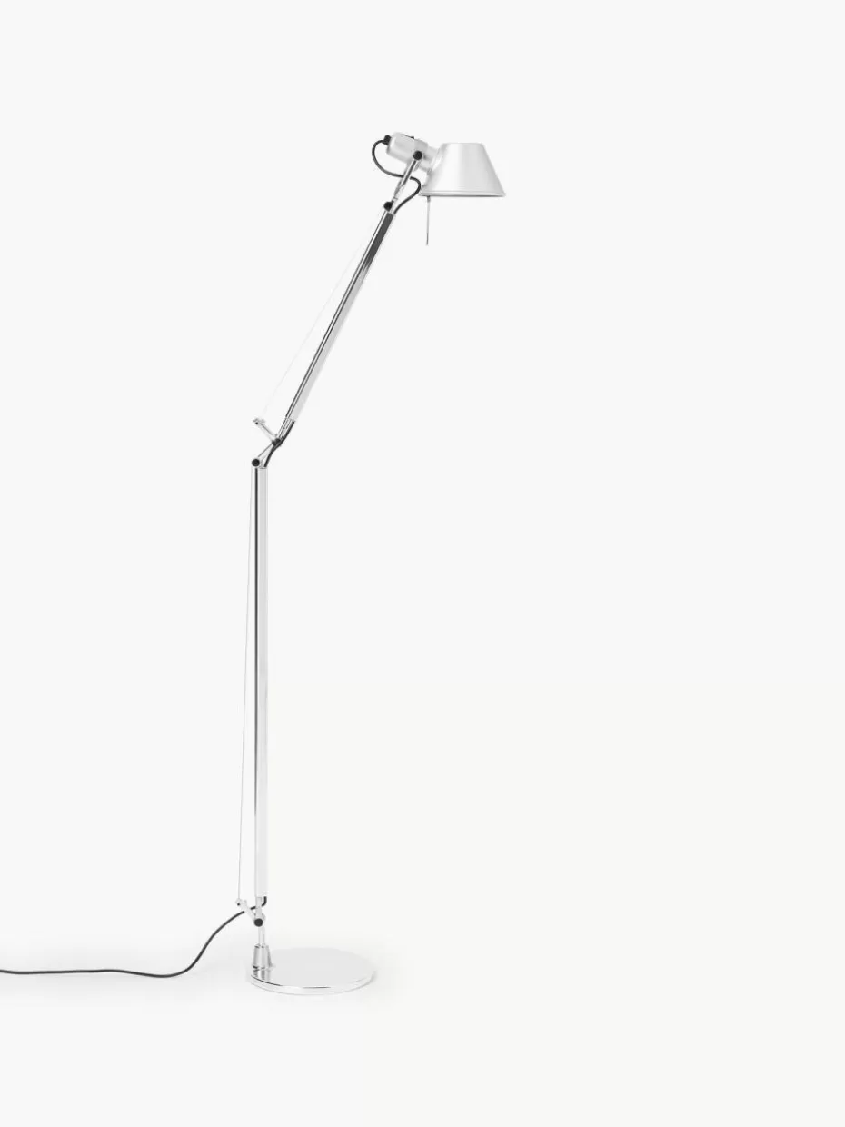 Leselampen-Artemide Leselampe Tolomeo Lettura Silberfarben