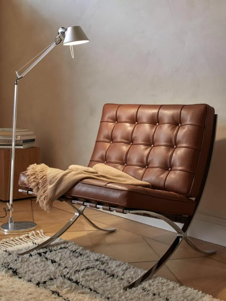 Leselampen-Artemide Leselampe Tolomeo Lettura Silberfarben