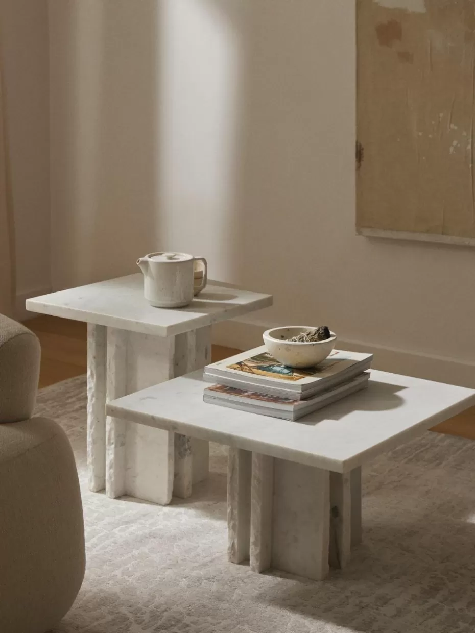 Couchtische-Westwing Collection Marmor-Couchtisch Selene