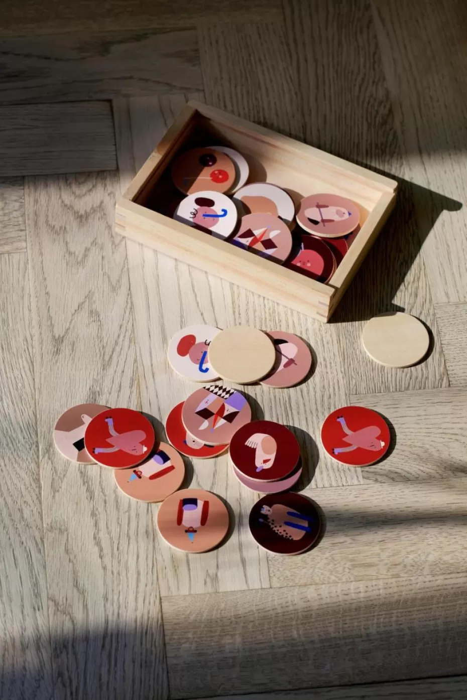 Spielzeug & Kuscheltiere-ferm LIVING Kids Memoryspiel Critter aus Kiefernholz