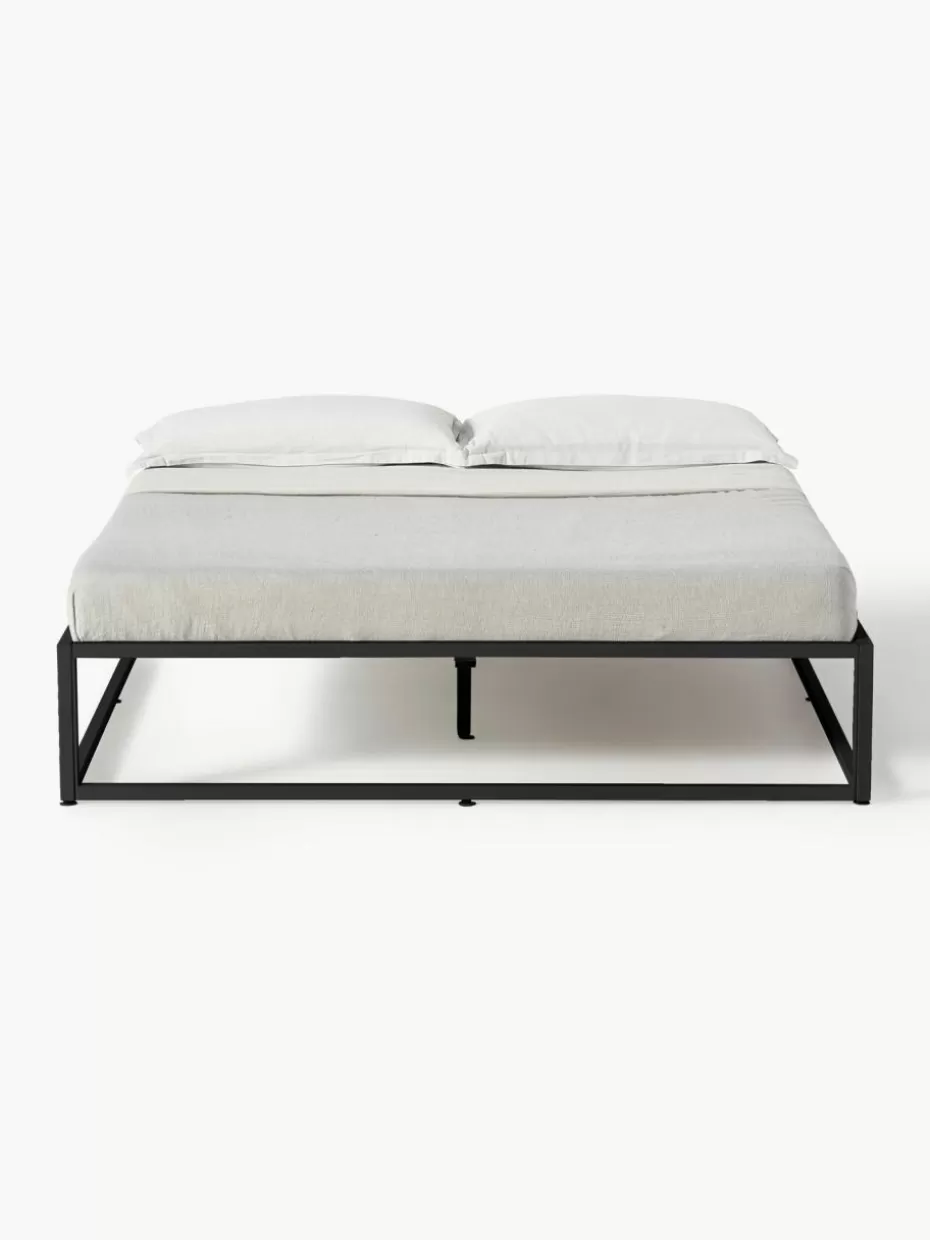 Betten-Westwing Collection Metallbett Neptun Schwarz