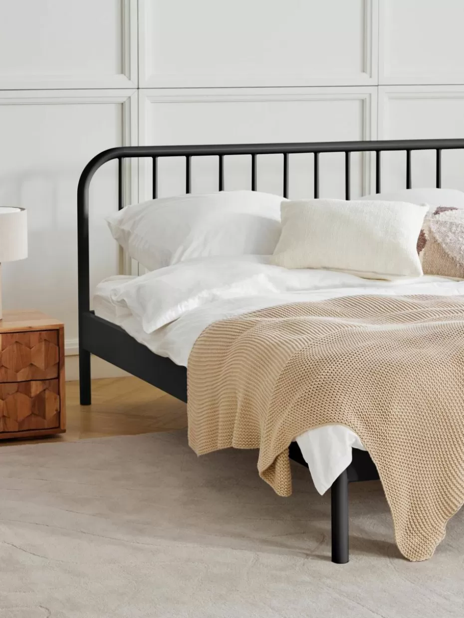 Betten-Westwing Collection Metallbett Sanna Schwarz