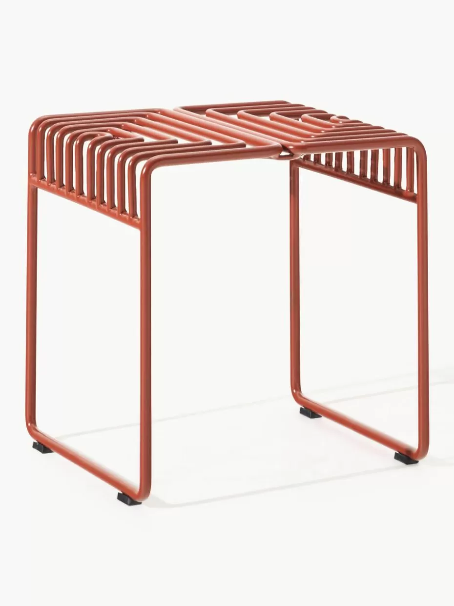 Hocker-Westwing Collection Metall-Hocker Banu Terrakotta