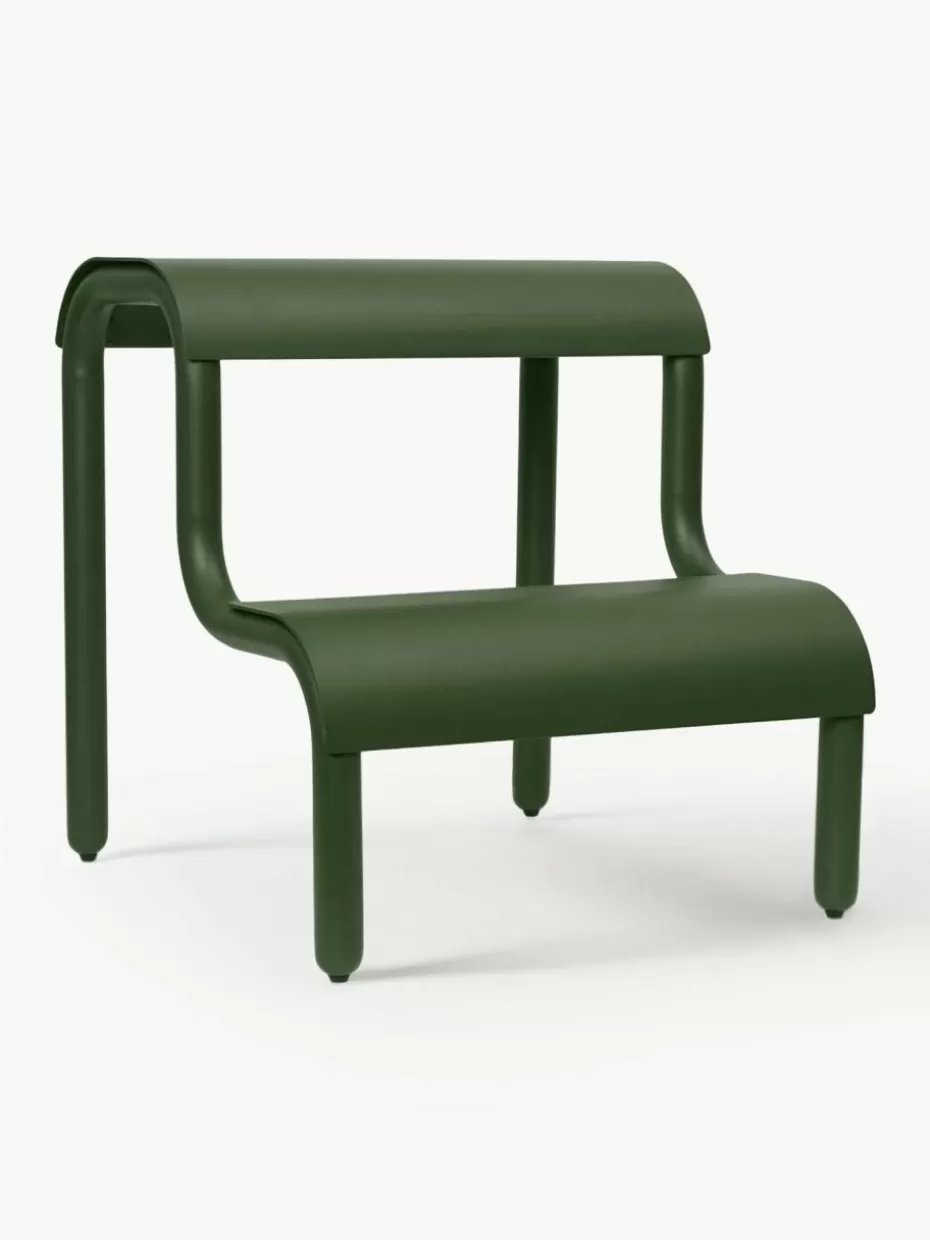 Stühle-ferm LIVING Kids Metall-Kinderhocker Up Step Dunkelgrün