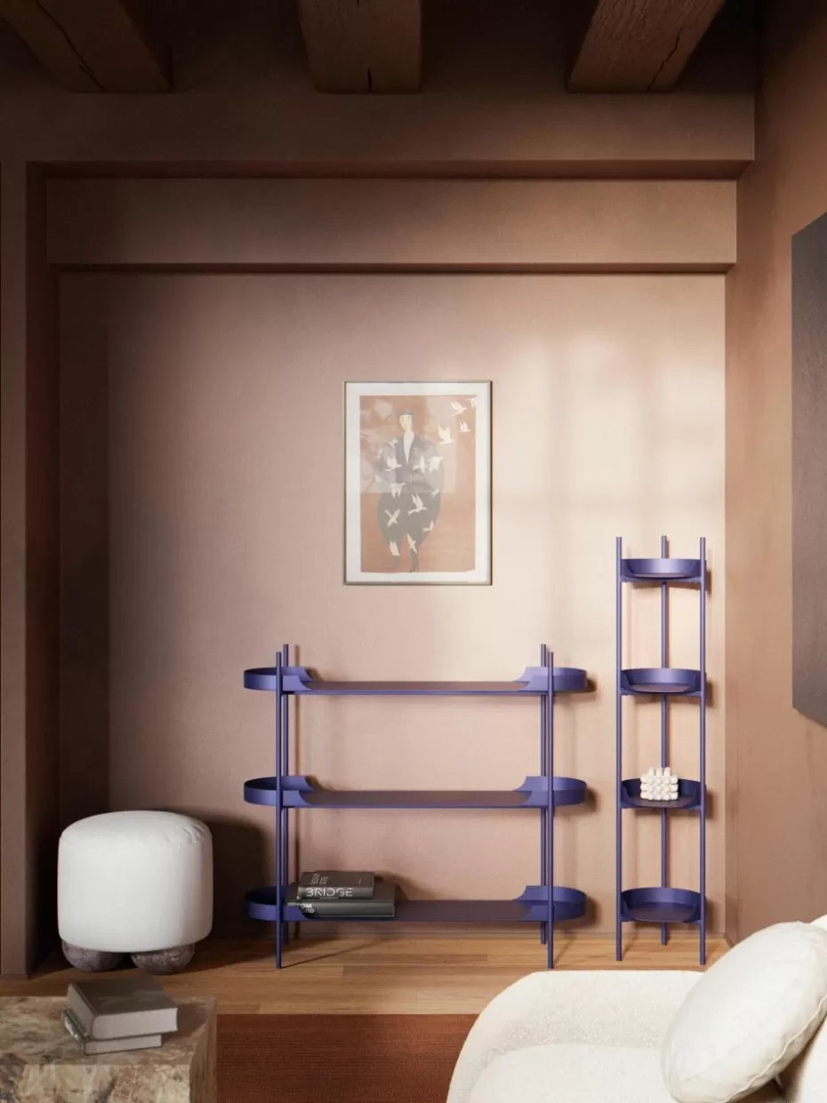 Regale-Westwing Collection Metall-Regal Taru Royalblau, matt