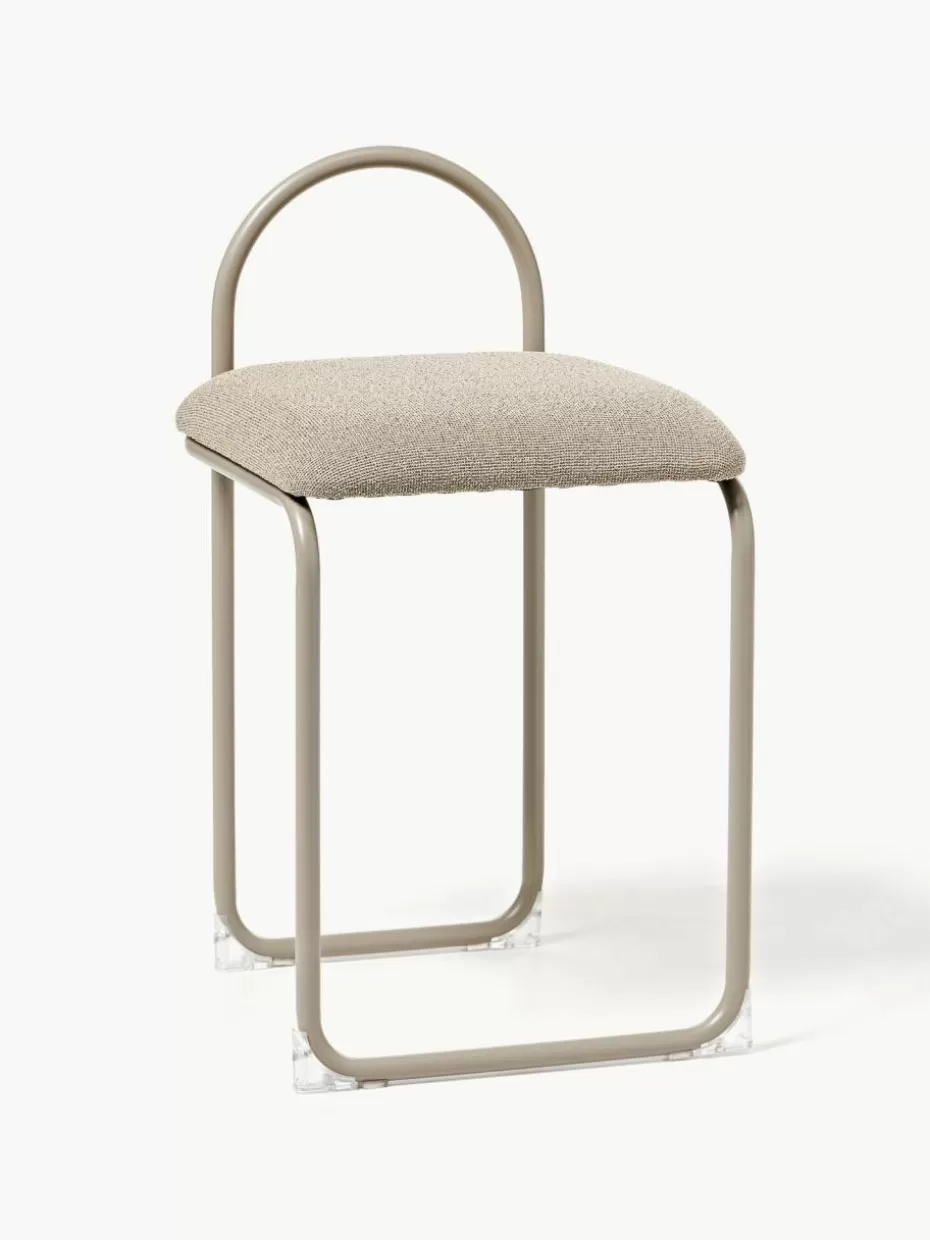 Stühle-Aytm Metallstuhl Angui Webstoff Beige