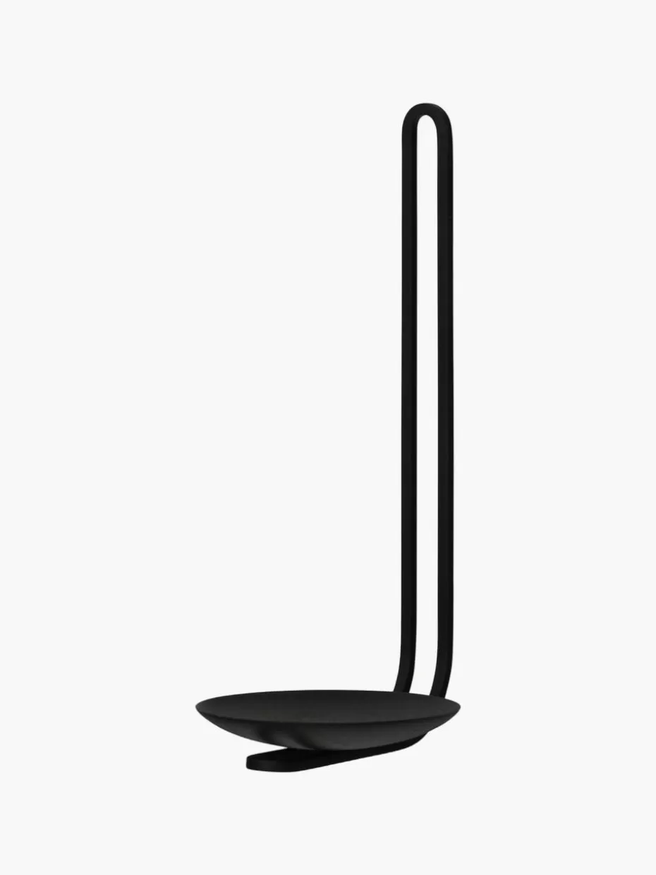 Kerzenständer & Kerzenhalter-Audo Copenhagen Metall-Wandkerzenhalter Clip Schwarz