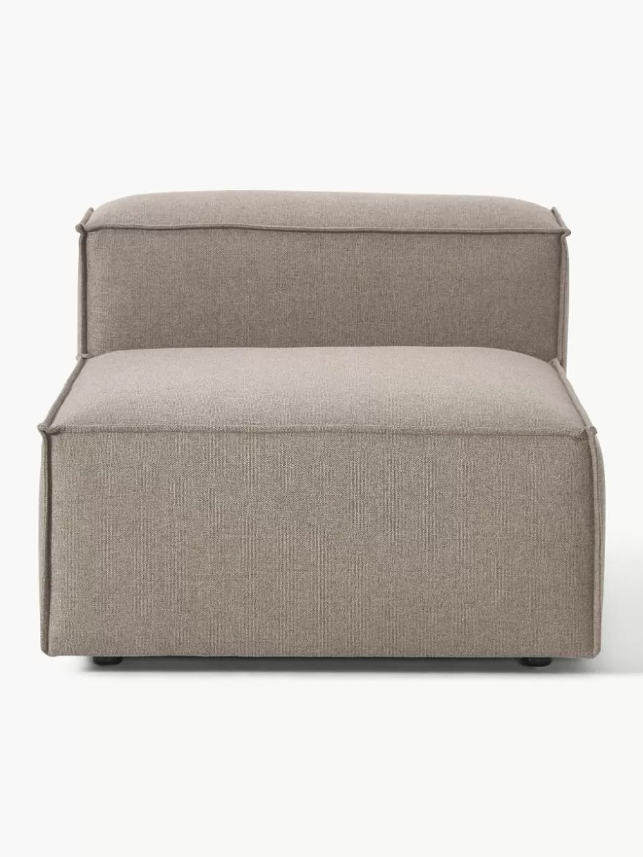 Sofas | Sofaserien-Westwing Collection Mittelmodul Lennon Webstoff Taupe