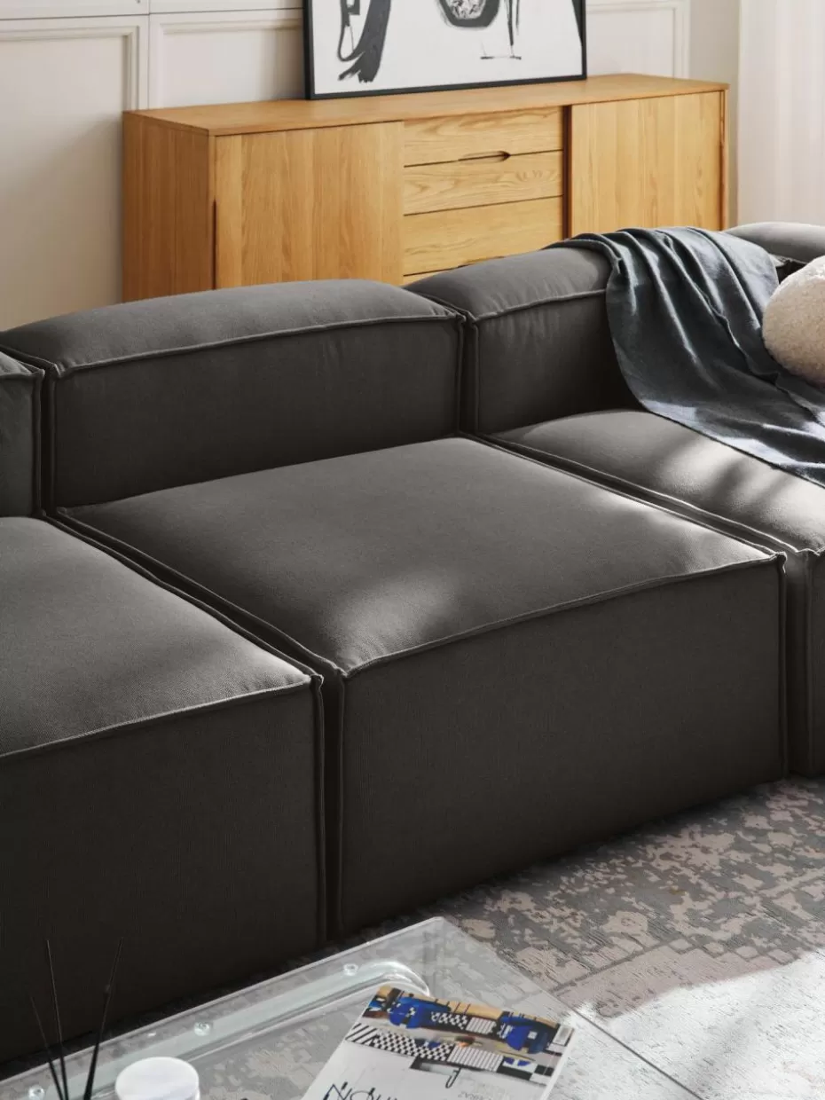 Sofas | Sofaserien-Westwing Collection Mittelmodul Lennon Webstoff Anthrazit
