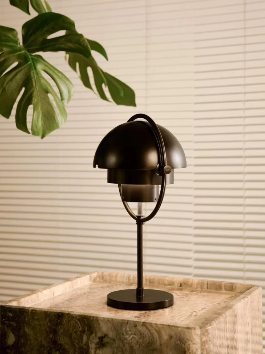 Kabellose Tischlampen-GUBI Mobile dimmbare Tischlampe Multi-Lite, verstellbar Schwarz, matt