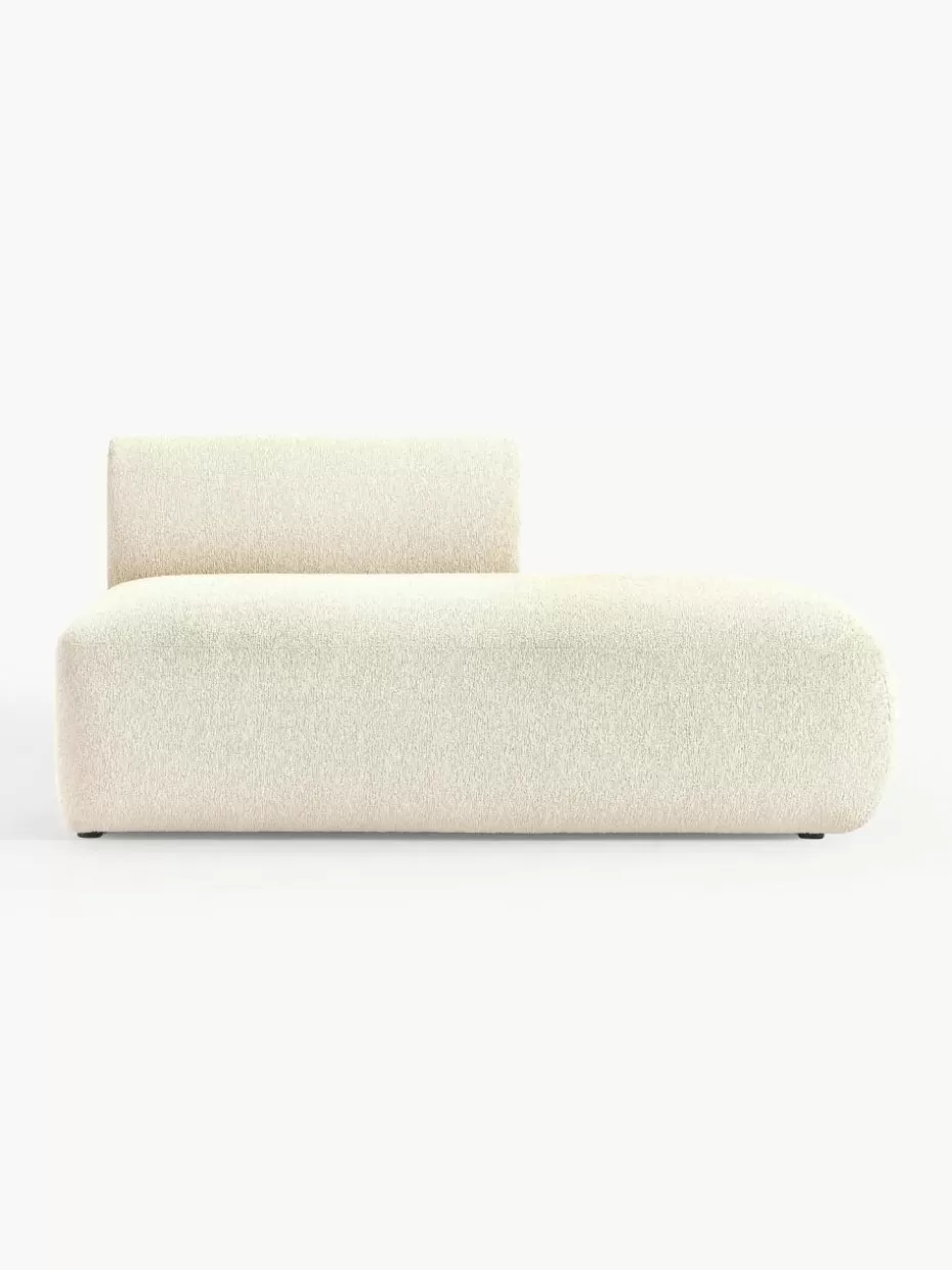 Sofas | Sofaserien-Westwing Collection Modulare Bouclé-Ottomane Sofia Bouclé Off White