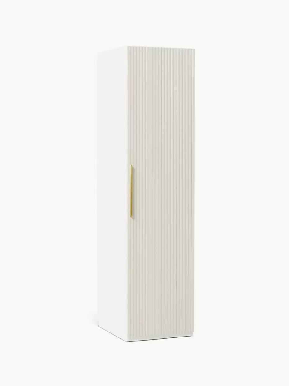 Kleiderschränke-Westwing Collection Modularer Drehtürenschrank Simone, 50 cm Breite, mehrere Varianten Holz, Hellbeige
