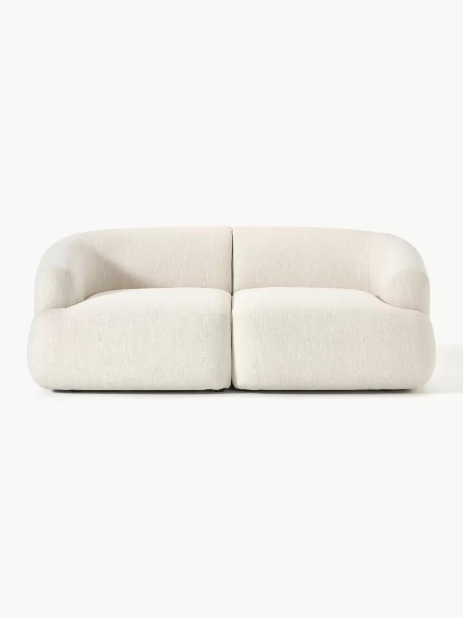 Sofas | Sofaserien-Westwing Collection Modulares Sofa Sofia (2-Sitzer) Webstoff Cremeweiß
