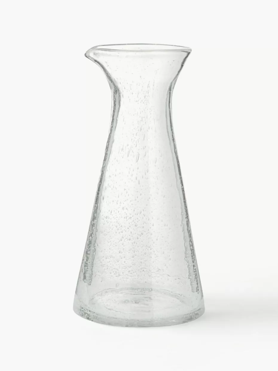 Kannen & Karaffen-Broste Copenhagen Mundgeblasene Karaffe Bubble mit dekorativen Luftbläschen, 800 ml