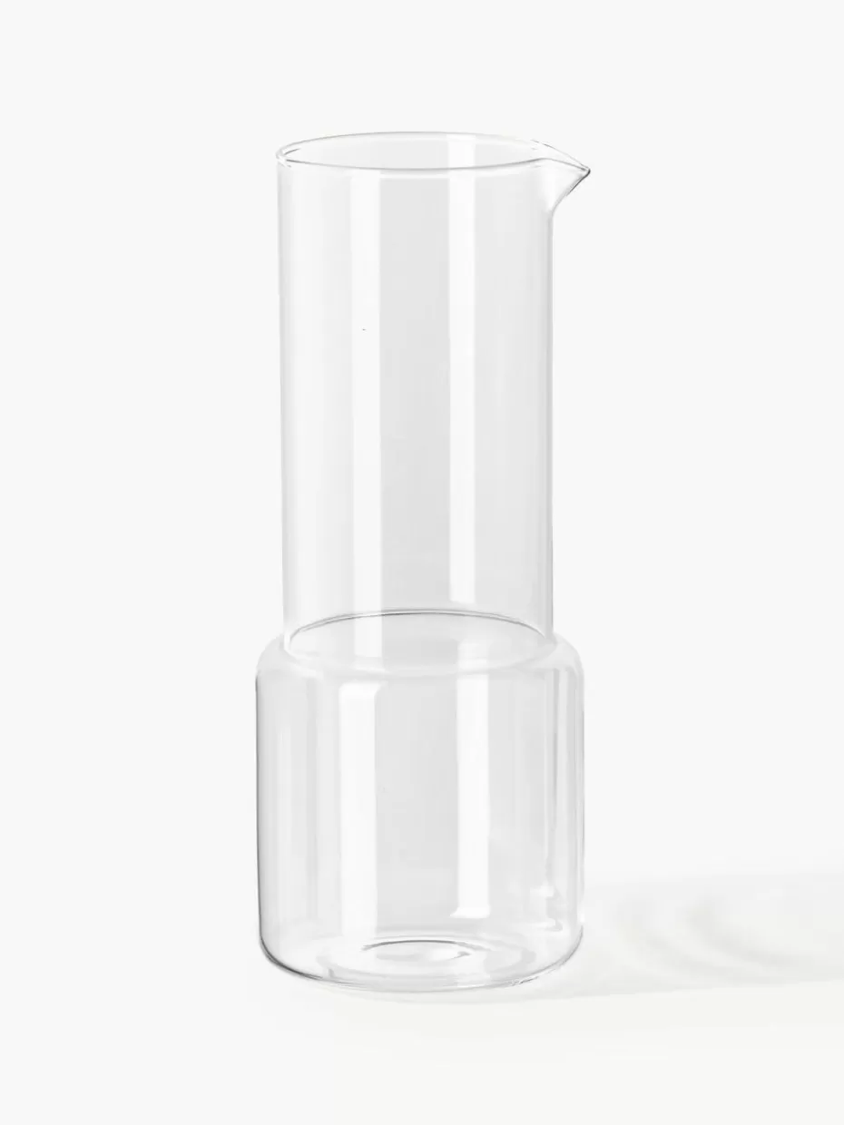 Kannen & Karaffen-Westwing Collection Mundgeblasene Karaffe Gustave, 1.4 L