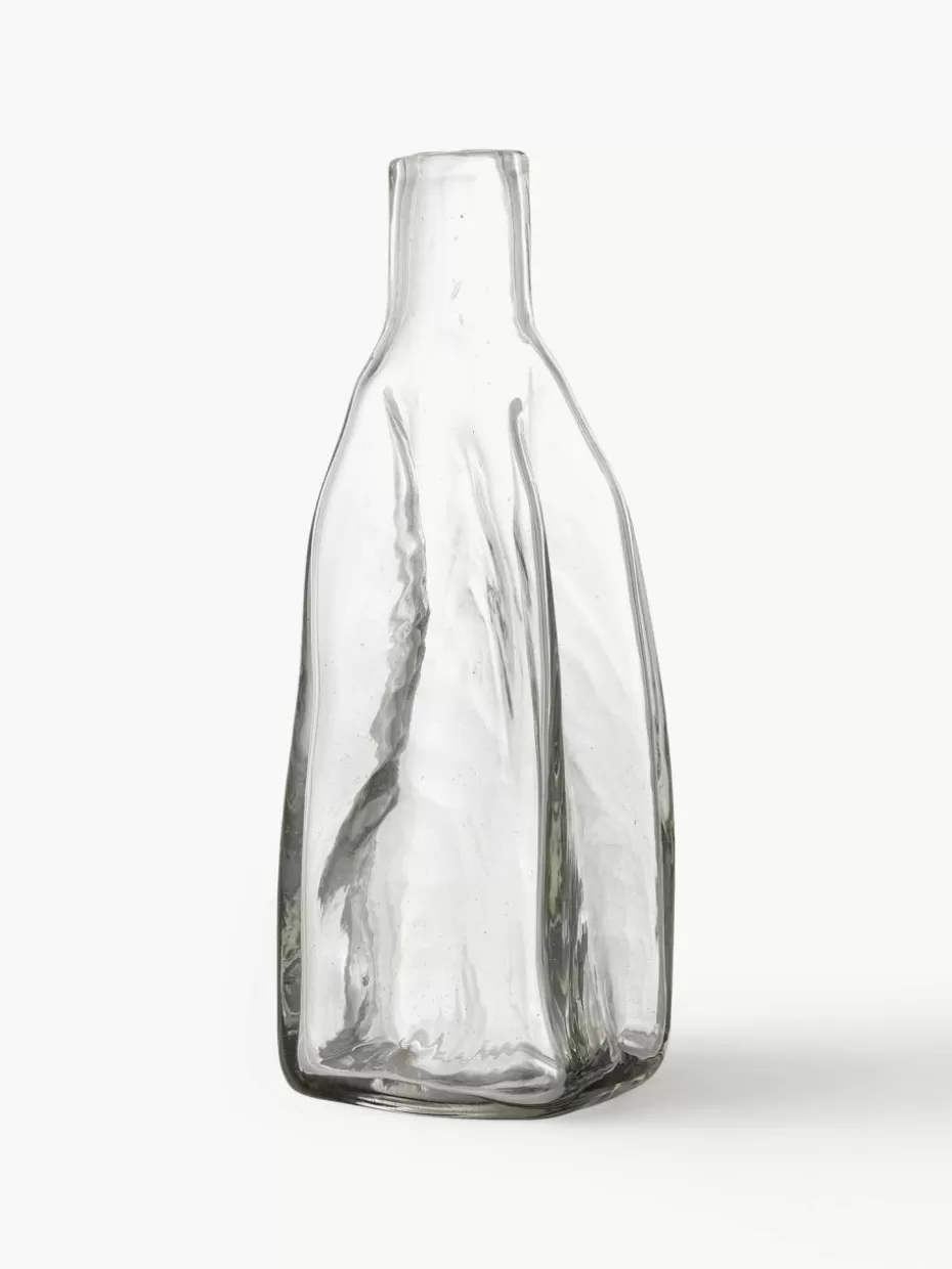 Kannen & Karaffen-Bloomingville Mundgeblasene Karaffe Lenka in organischer Form, 500 ml
