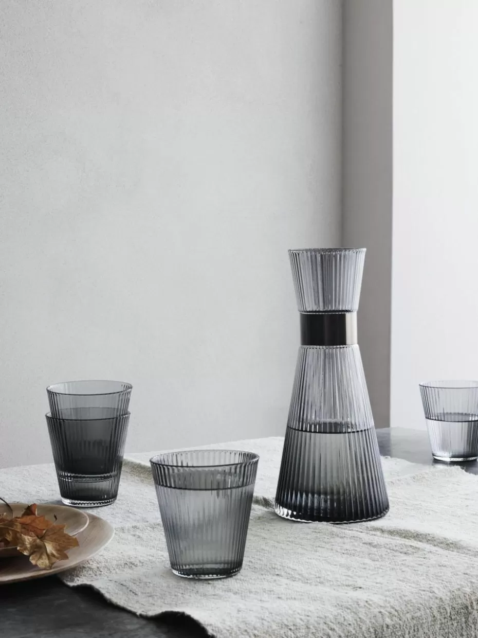 Wassergläser-Rosendahl Mundgeblasene Wassergläser Grand Cru aus Rauchglas, 4 Stück