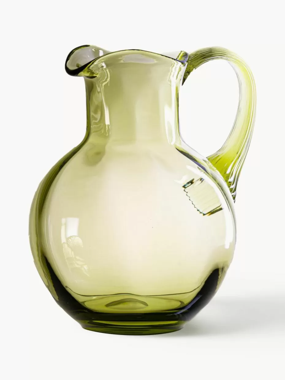 Kannen & Karaffen-Anna von Lipa Mundgeblasener Krug Swirl, 2 L