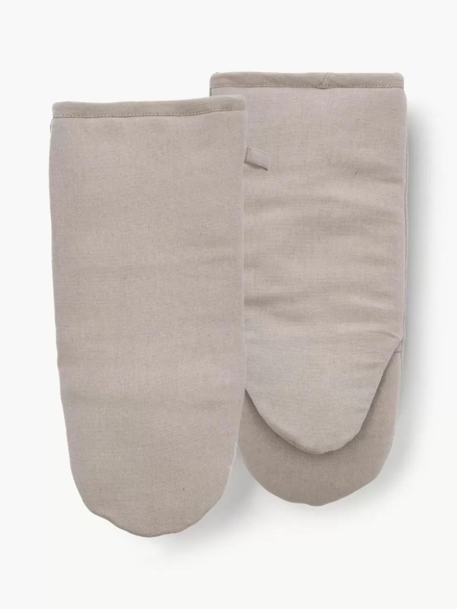 Küchentextilien | Küchentextilien-Södahl Ofenhandschuhe Soft Kitchen, 2 Stück Hellbeige
