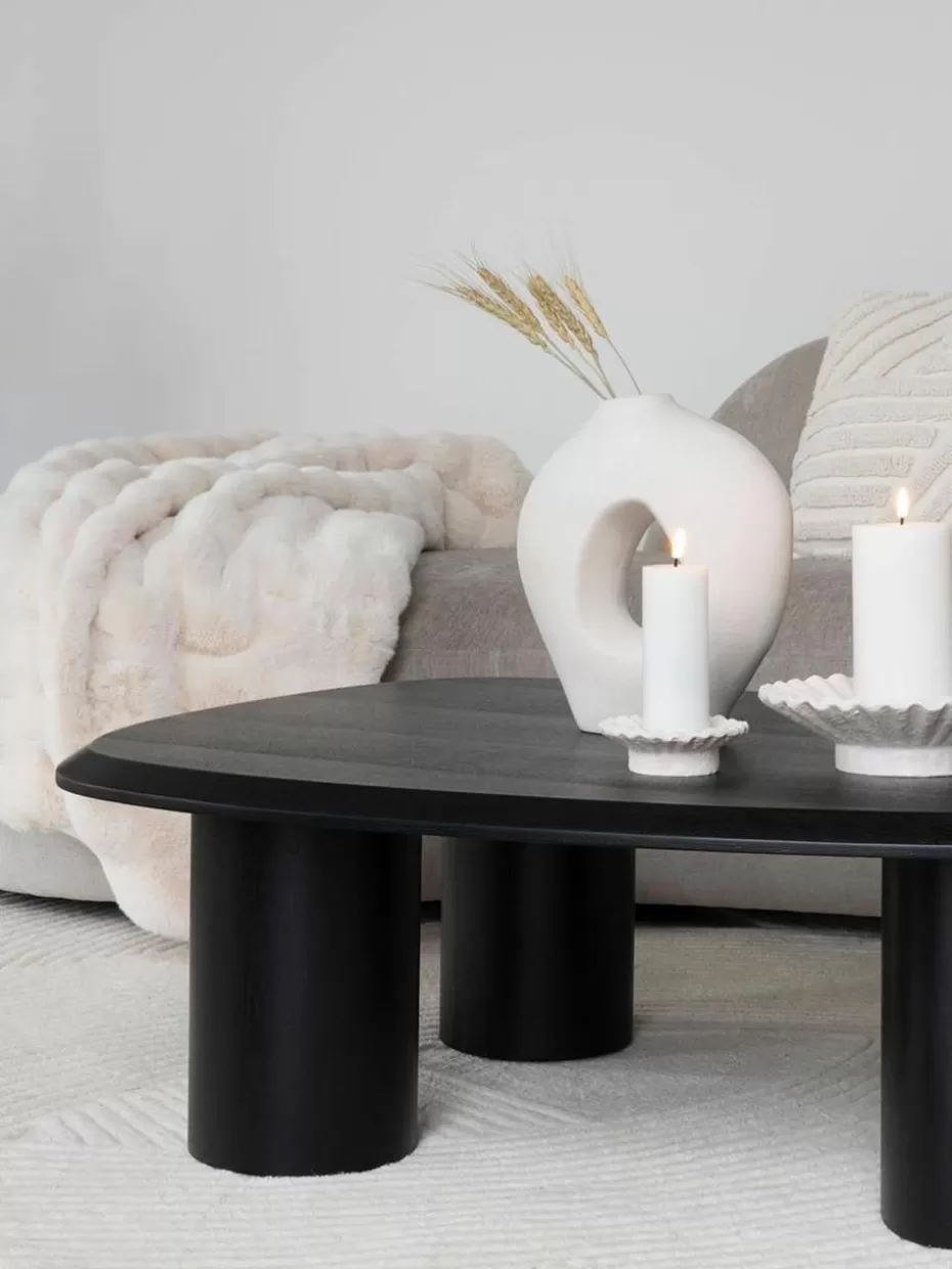Couchtische-Westwing Ovaler Holz-Couchtisch Tirano