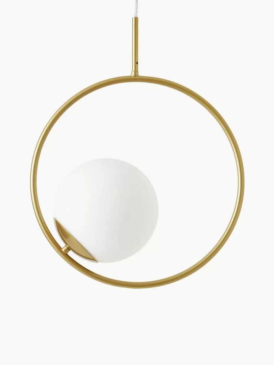 Pendelleuchten-Westwing Collection Pendelleuchte Chloe aus Opalglas