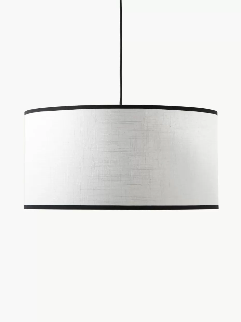 Pendelleuchten-Westwing Collection Pendelleuchte Claudette mit Leinenschirm