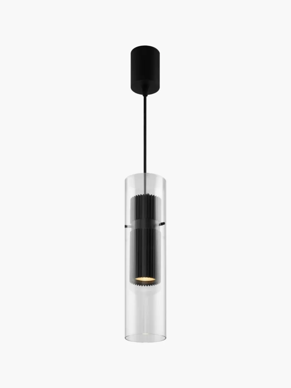 Pendelleuchten-Maytoni Pendelleuchte Dynamics Transparent, Schwarz