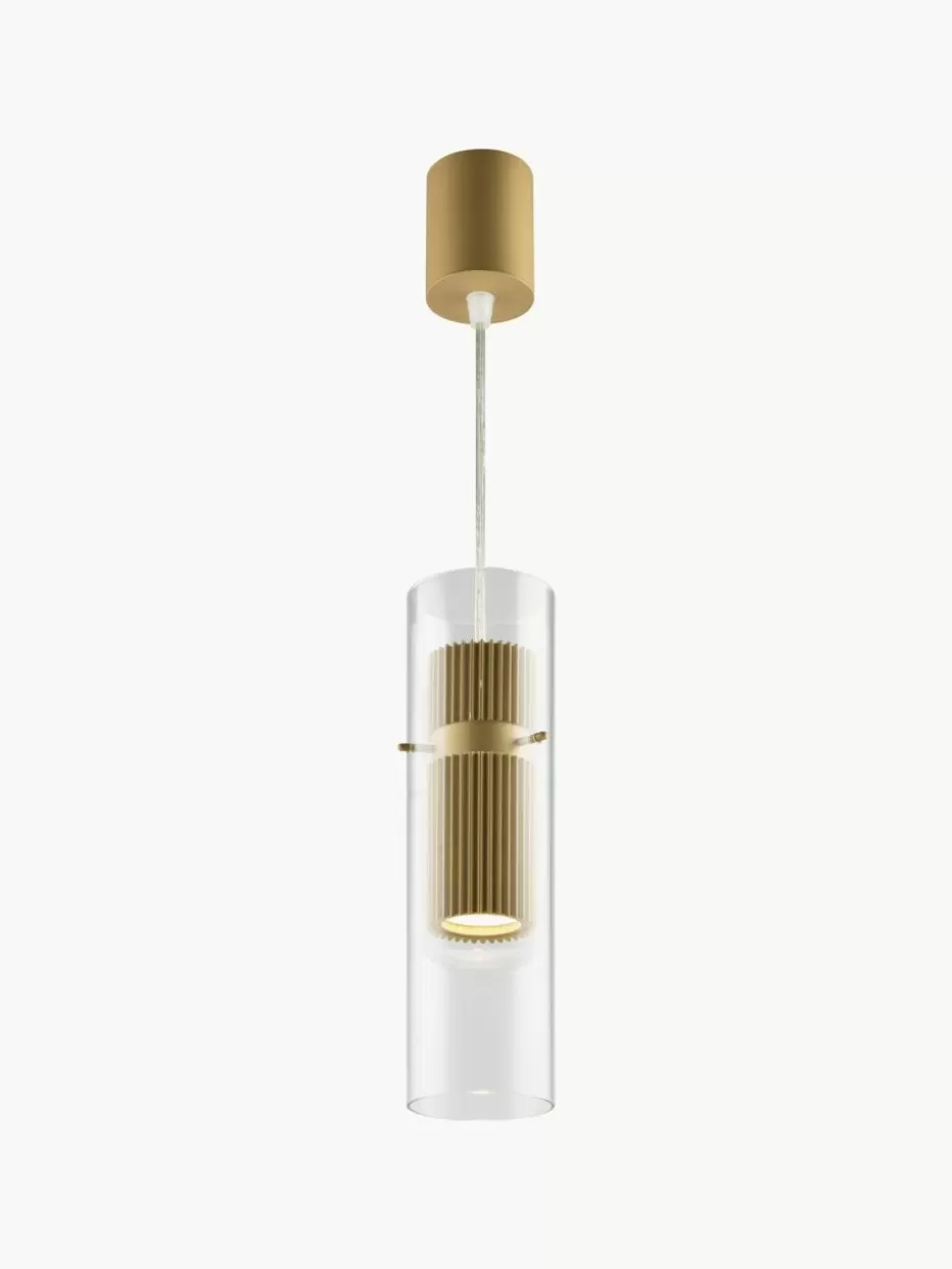 Pendelleuchten-Maytoni Pendelleuchte Dynamics Transparent, Goldfarben