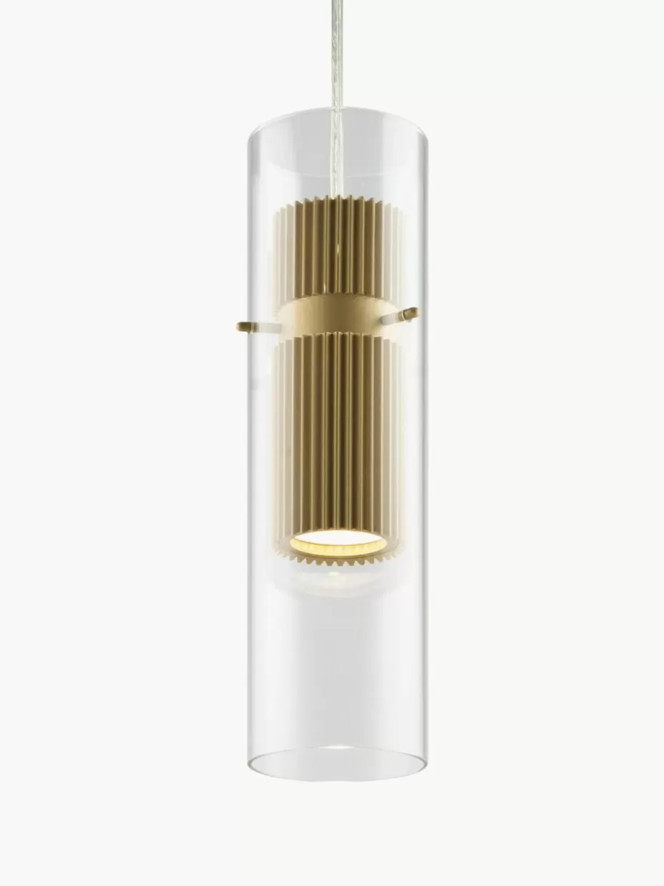 Pendelleuchten-Maytoni Pendelleuchte Dynamics Transparent, Goldfarben