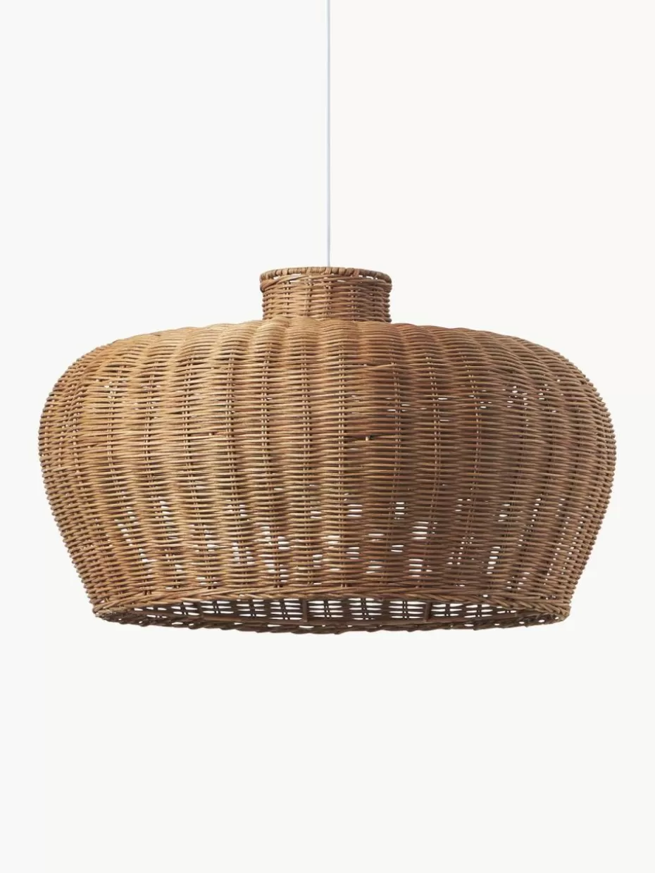 Pendelleuchten-Westwing Collection Pendelleuchte Krisa aus Rattan
