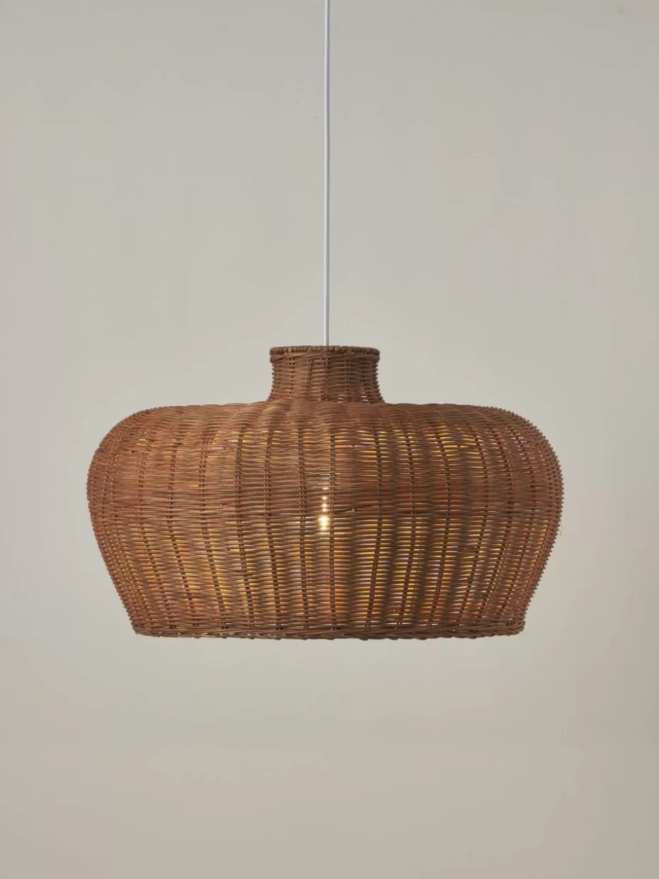 Pendelleuchten-Westwing Collection Pendelleuchte Krisa aus Rattan