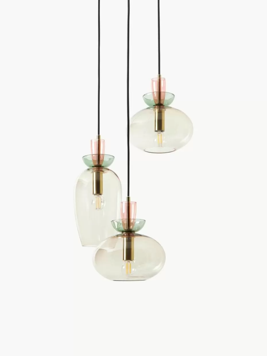 Pendelleuchten-Westwing Collection Pendelleuchte Nyra aus farbigem Glas