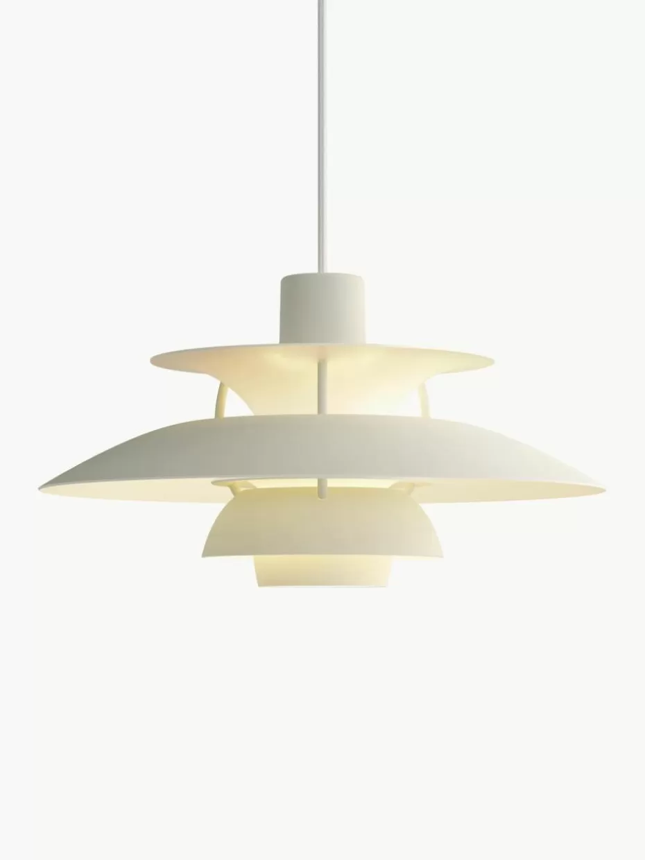 Pendelleuchten-Louis Poulsen Pendelleuchte PH 5 Mini Hellbeige, Weiß