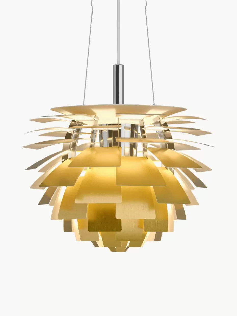 Pendelleuchten-Louis Poulsen Pendelleuchte PH Artichoke, H 47 cm Messing