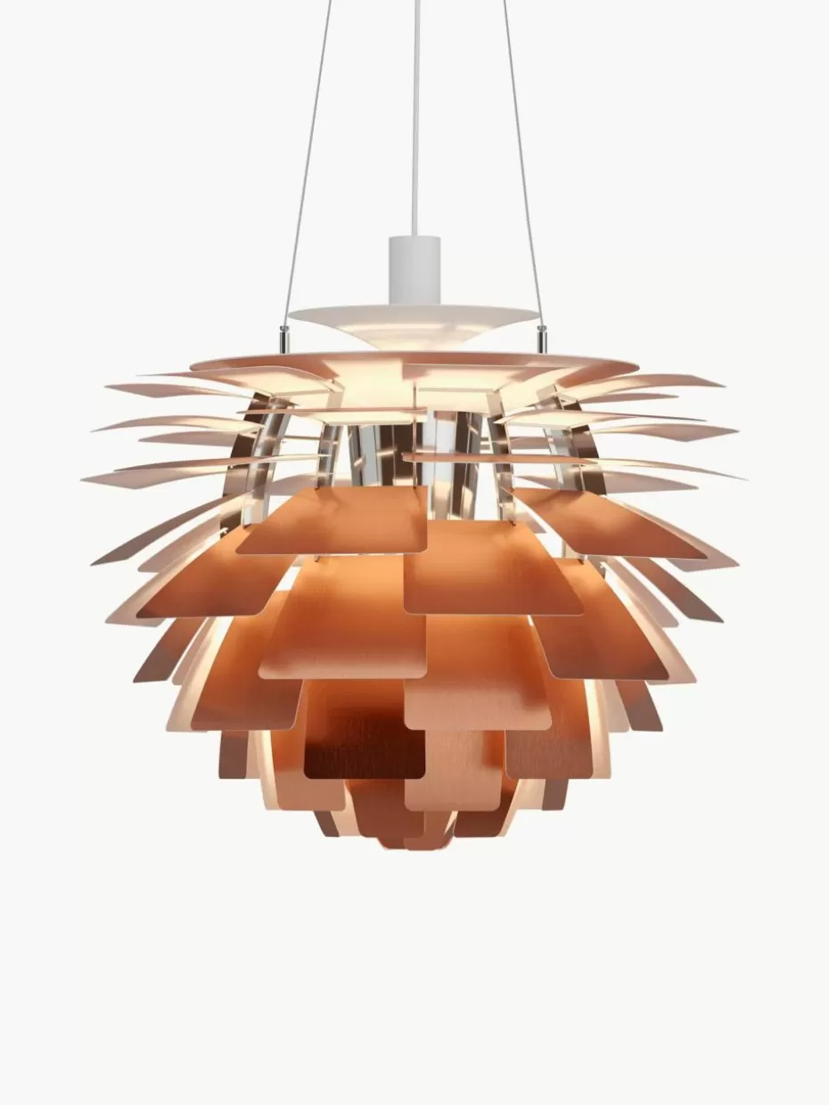 Pendelleuchten-Louis Poulsen Pendelleuchte PH Artichoke, H 58 cm Kupfer