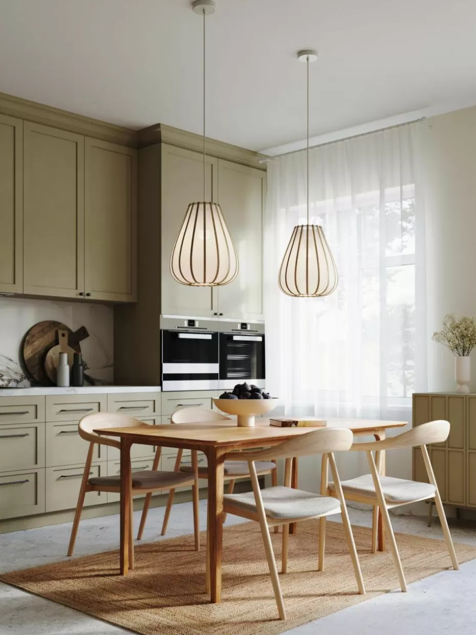 Pendelleuchten-Westwing Collection Pendelleuchte Salma aus Bambus