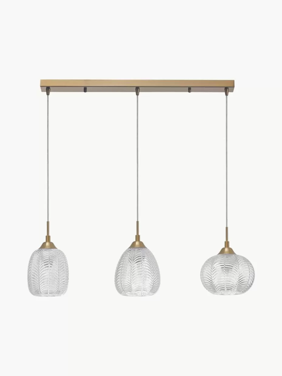 Pendelleuchten-Nova Luce Pendelleuchte Vario aus satiniertem Glas