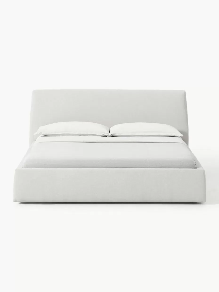 Betten-Westwing Collection Polsterbett Cloud Webstoff Greige