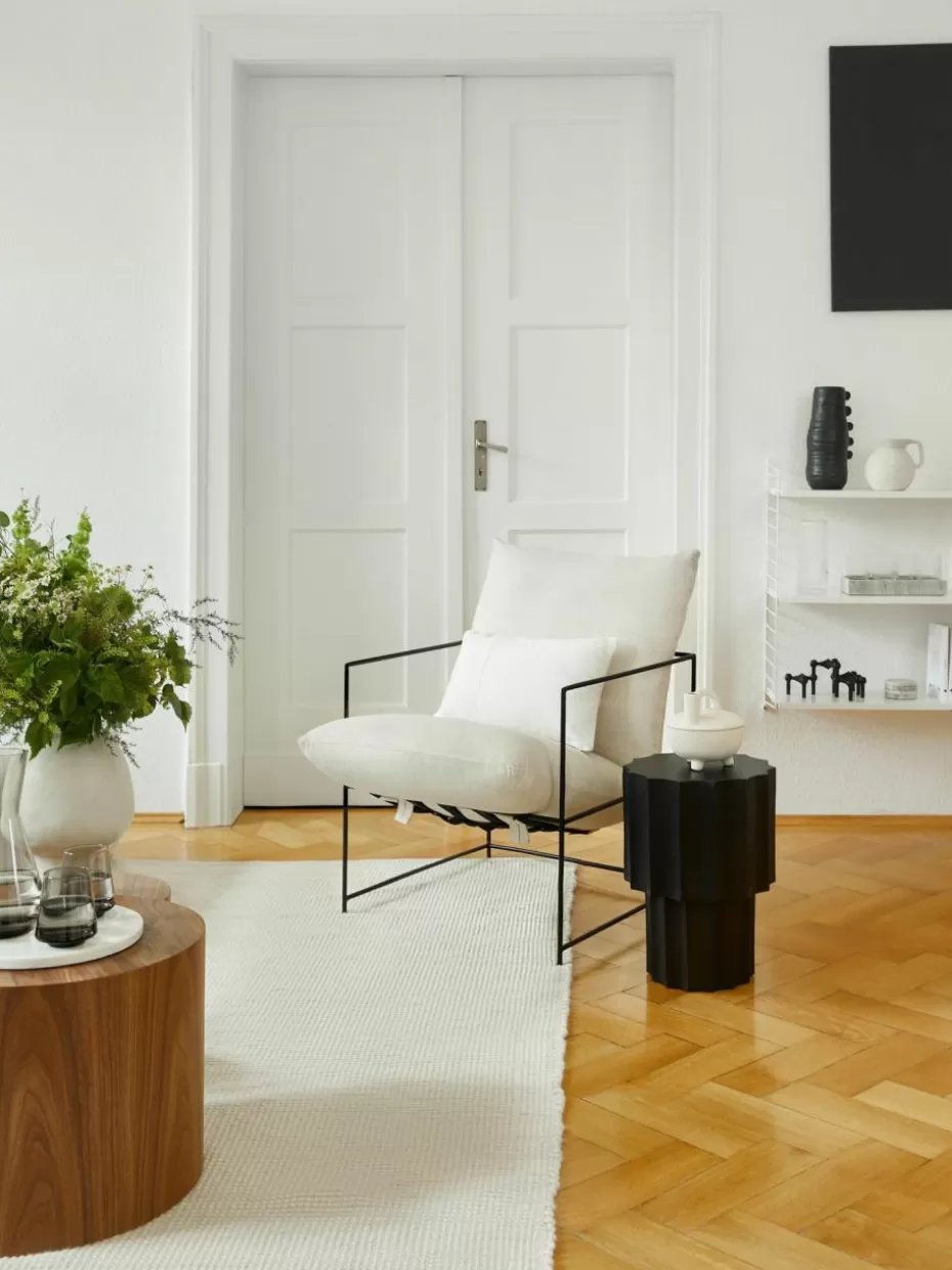 Sessel-Westwing Collection Polstersessel Wayne Webstoff Off White